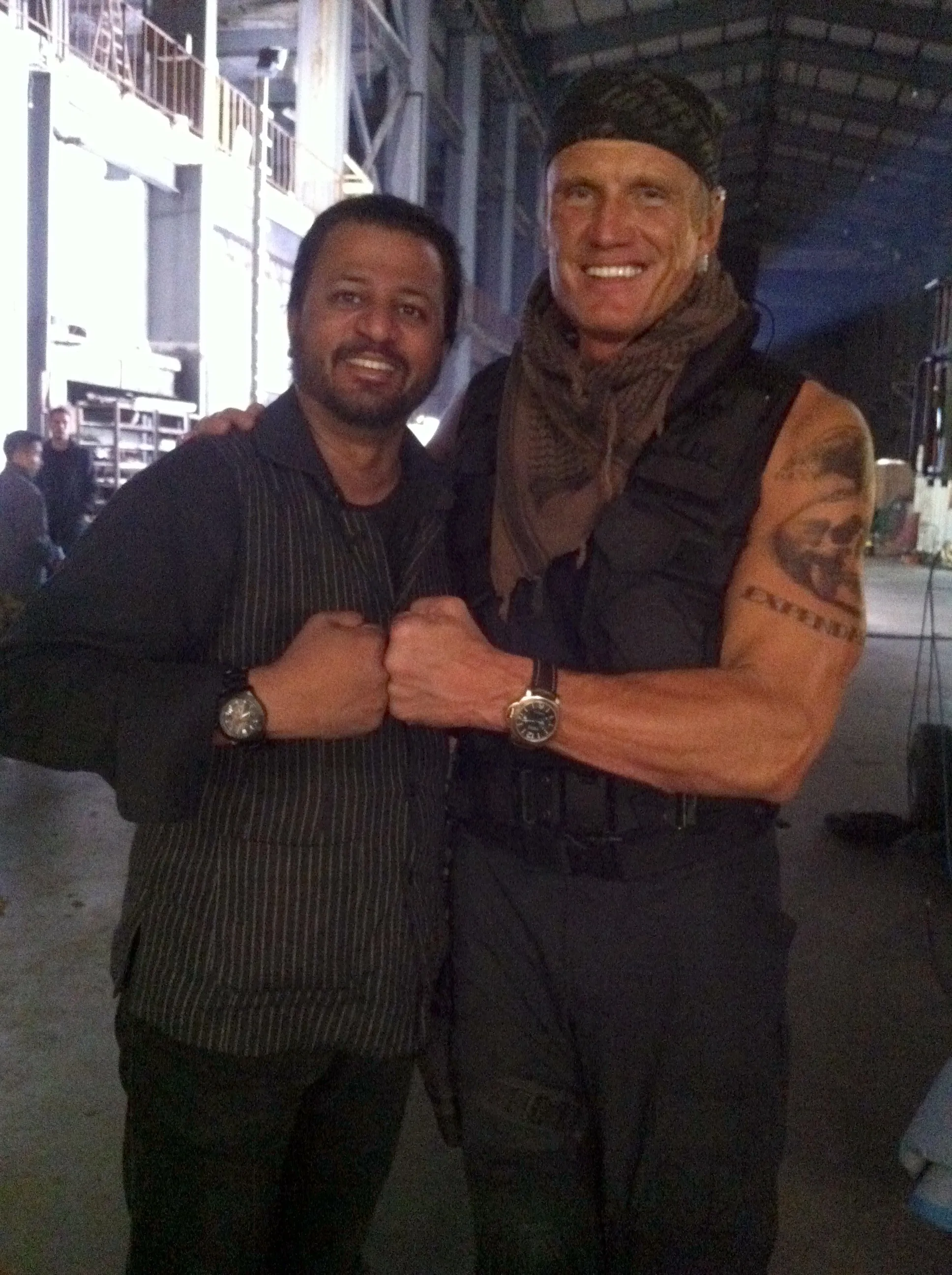 Production still from The Expendables 2 (2012)