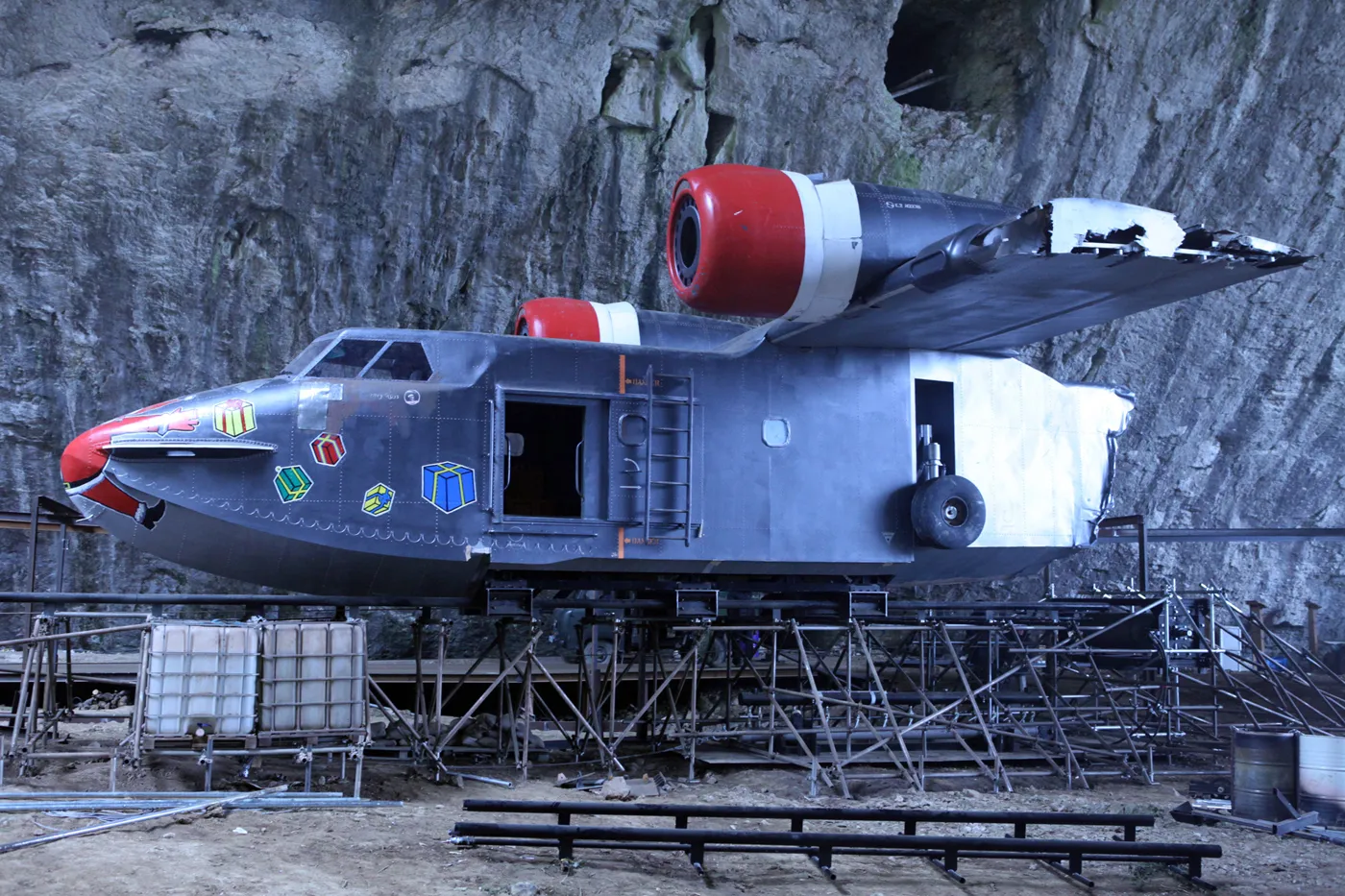 Production still from The Expendables 2 (2012)
