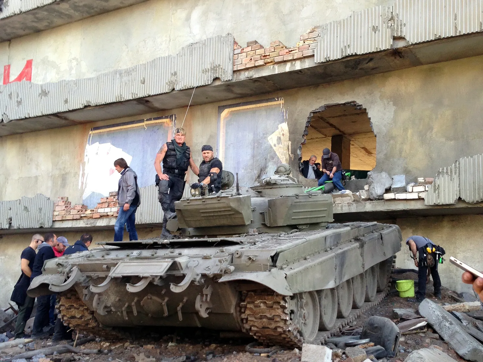 Production still from The Expendables 3 (2014)