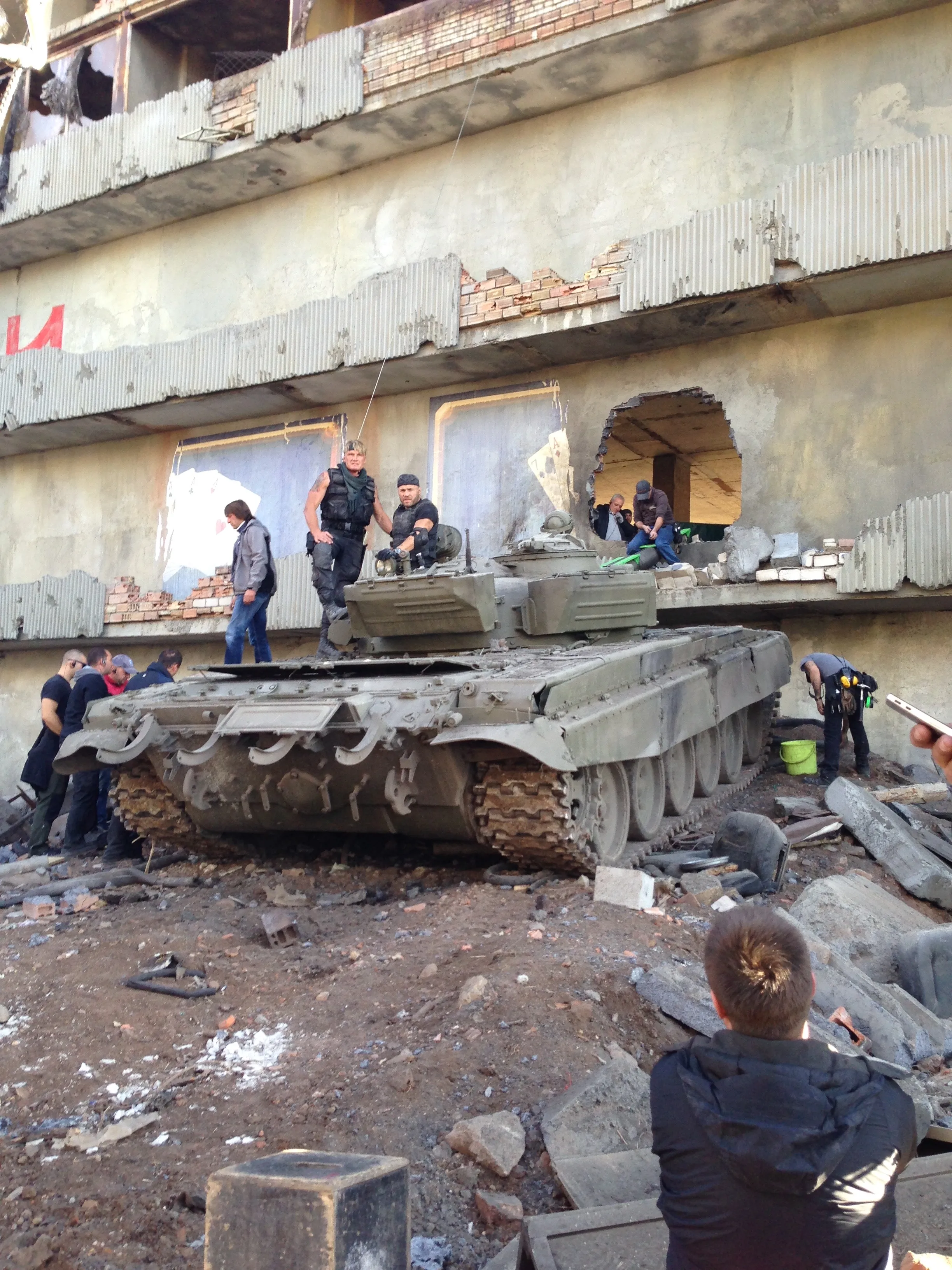Production still from The Expendables 3 (2014)